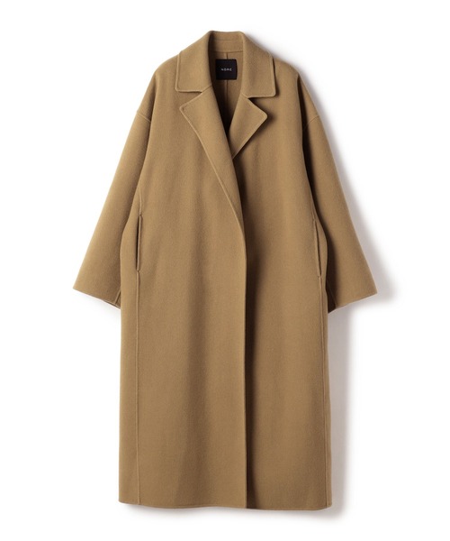 ウールメルトンロングリバーコート（その他アウター）｜N.O.R.C