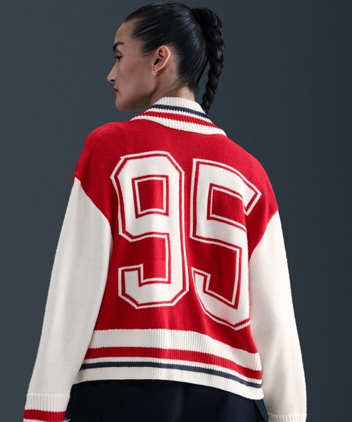 NIKE（ナイキ）の「NIKE AS W NSW CARDIGAN STREET / ナイキ ウィメンズ NSW カーディガン ストリート 【SP】（カーディガン/ボレロ・レディース・ブラック/レッド/ブラウン・S/L/M）」の18枚目の写真