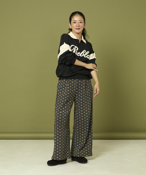 セール】Freada/フリーダ サーマルワイドパンツ ”Flower”（その他