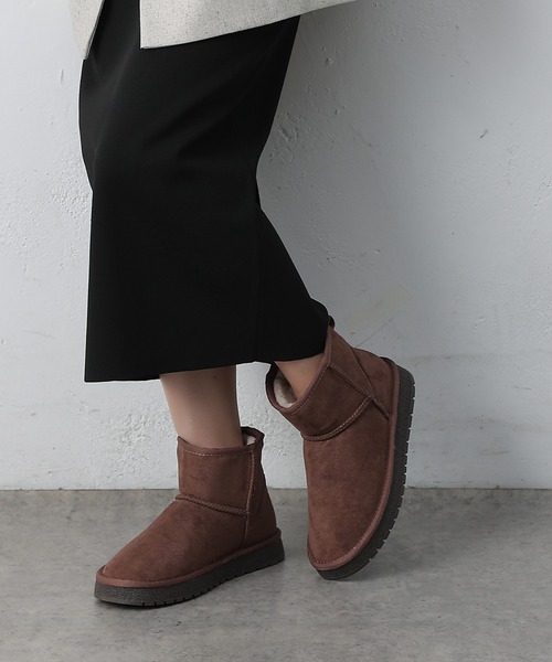 COLONY 2139（コロニートゥーワンスリーナイン）の「ムートンブーツ（ブーツ・レディース・ブラウン/キャメル/ブラック・MEDIUM/LARGE）」の18枚目の写真