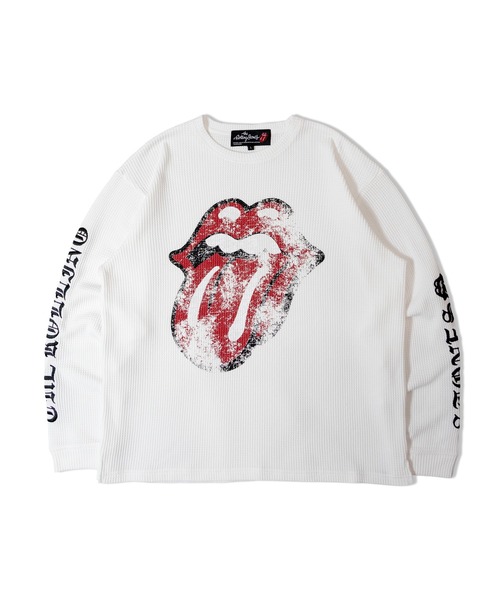 JACKROSE（ジャックローズ）の「B-TRS-Lips&Tongue サーマルLSTEE（Tシャツ/カットソー・メンズ・ホワイト/レッド/ブラック・M/L）」の10枚目の写真