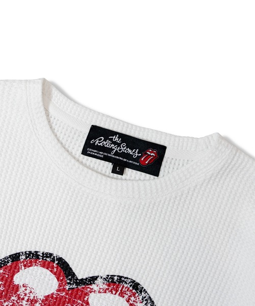 JACKROSE（ジャックローズ）の「B-TRS-Lips&Tongue サーマルLSTEE（Tシャツ/カットソー・メンズ・ホワイト/レッド/ブラック・M/L）」の8枚目の写真