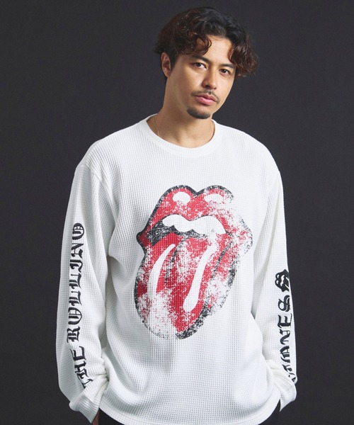 JACKROSE（ジャックローズ）の「B-TRS-Lips&Tongue サーマルLSTEE（Tシャツ/カットソー・メンズ・ホワイト/レッド/ブラック・M/L）」の15枚目の写真