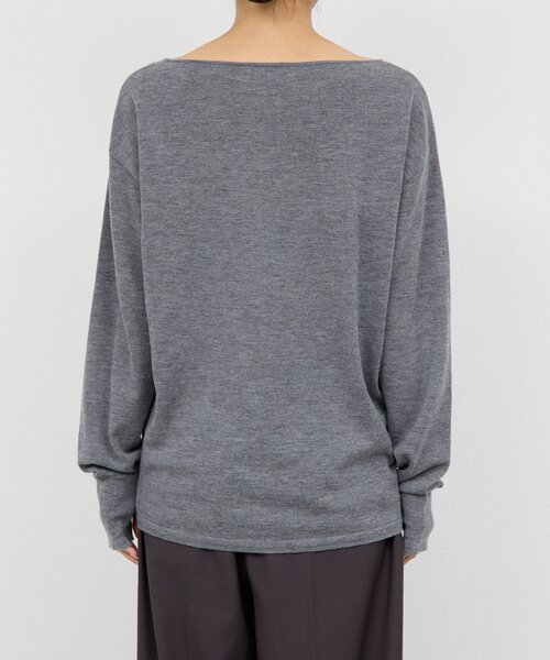 GALLARDAGALANTE（ガリャルダガランテ）の「【手洗い可】メリノウールニットプルオーバー（ニット/セーター・レディース・グレー/オフホワイト/ピンク/ブルー・FREE）」の21枚目の写真