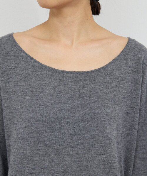 GALLARDAGALANTE（ガリャルダガランテ）の「【手洗い可】メリノウールニットプルオーバー（ニット/セーター・レディース・グレー/オフホワイト/ピンク/ブルー・FREE）」の22枚目の写真