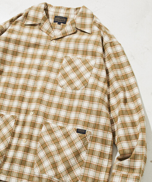 PENDLETON/ペンドルトン 別注 コットンシャギー オープンカラー