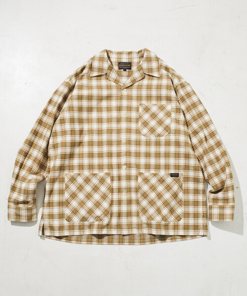 PENDLETON/ペンドルトン 別注 コットンシャギー オープンカラー