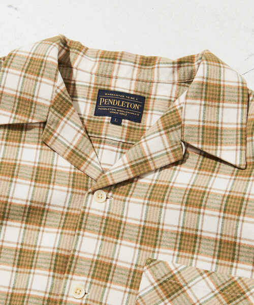 PENDLETON / ペンドルトン コットンシャギー オープンカラーシャツ JOURNAL STANDARD relume｜《予約》PENDLETON / ペンドルトン