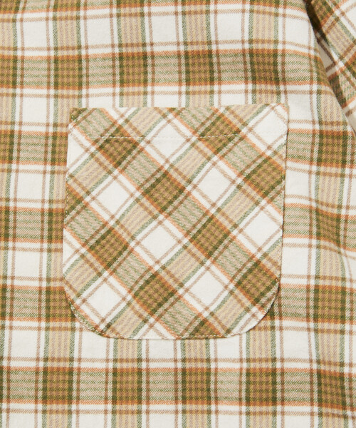 PENDLETON（ペンドルトン）の「PENDLETON/ペンドルトン 別注 コットンシャギー オープンカラー チェックロングスリーブシャツ（シャツ/ブラウス・メンズ・ネイビー/ブラウン/ナチュラル・MEDIUM/LARGE）」の18枚目の写真