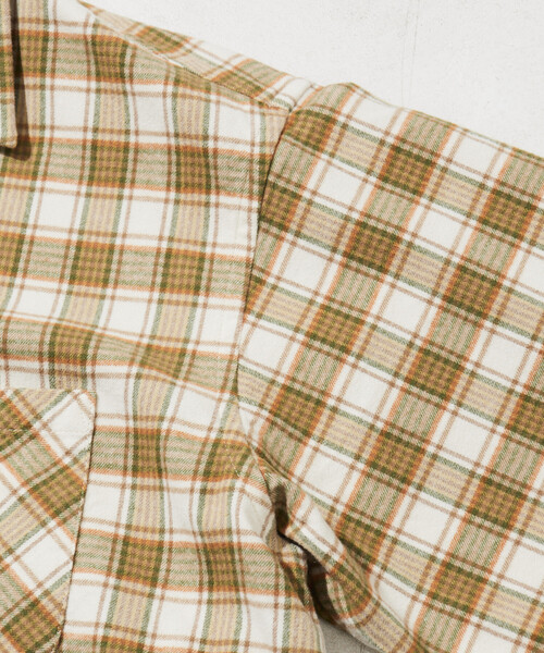 PENDLETON（ペンドルトン）の「PENDLETON/ペンドルトン 別注 コットンシャギー オープンカラー チェックロングスリーブシャツ（シャツ/ブラウス・メンズ・ネイビー/ブラウン/ナチュラル・MEDIUM/LARGE）」の21枚目の写真