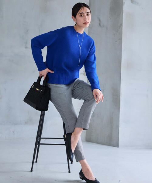 OPAQUE.CLIP（オペークドットクリップ）の「【2WAY】ダイヤキルティングスクエアミドルショルダーバッグ（ショルダーバッグ・レディース・ブラウン系その他/チャコールグレー/ブラック・00）」の4枚目の写真