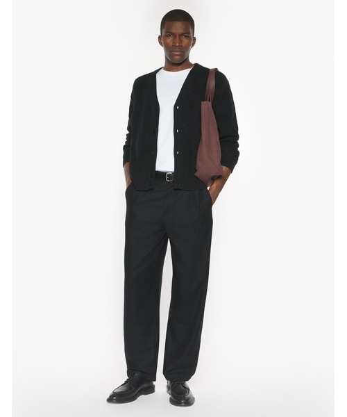 Maison Kitsune（メゾンキツネ）の「TEXTURED WOOL ARGYLE CARDIGAN（カーディガン/ボレロ・メンズ・ブラック・S/M/L）」の5枚目の写真