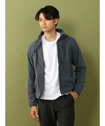 HARUYAMA（ハルヤマ）の「【発熱】長袖 フリース ジャケット サーモソーラー素材使用（ブルゾン）」