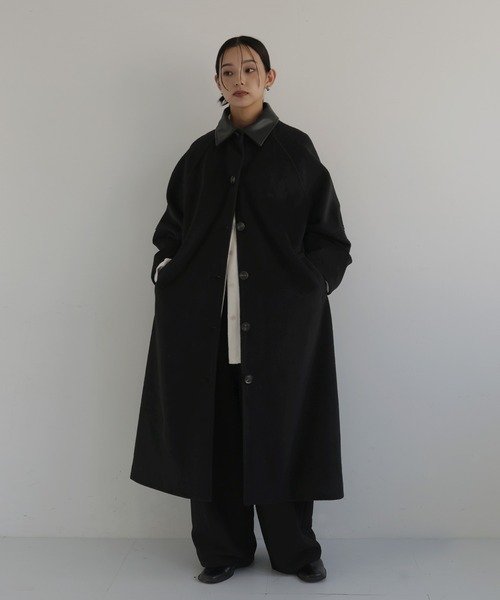 モッサ ベルト付きロングコート（ダウンジャケット/コート）｜hellam