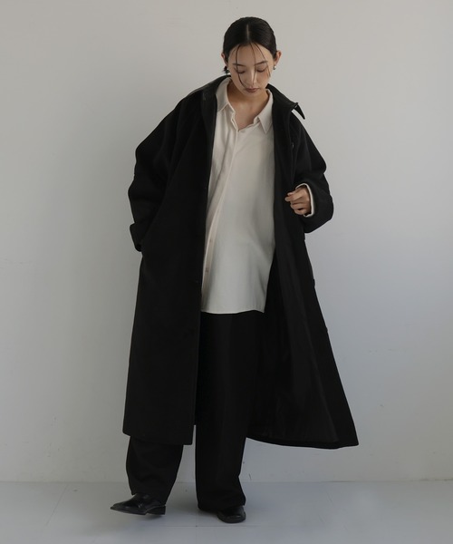 MyuTATRAS ロングコート 微撥水】ベーシックロングトレンチコート(トレンチコート) | a.v.v