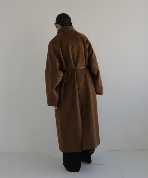 モッサ ベルト付きロングコート（ダウンジャケット/コート）｜hellam