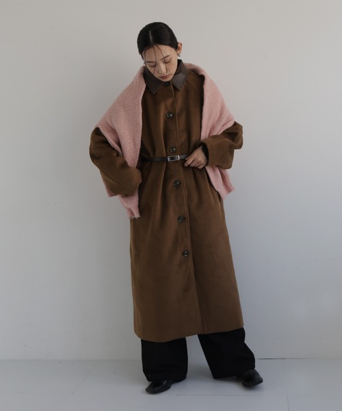モッサ ベルト付きロングコート（ダウンジャケット/コート）｜hellam