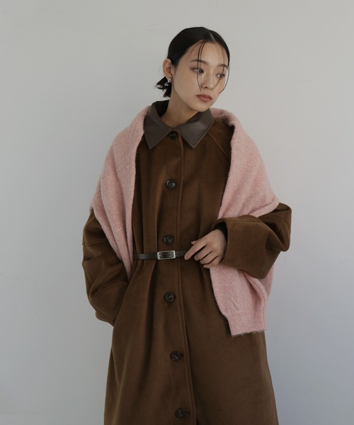 モッサ ベルト付きロングコート（ダウンジャケット/コート）｜hellam