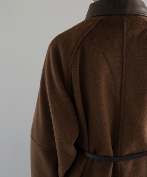 モッサ ベルト付きロングコート（ダウンジャケット/コート）｜hellam