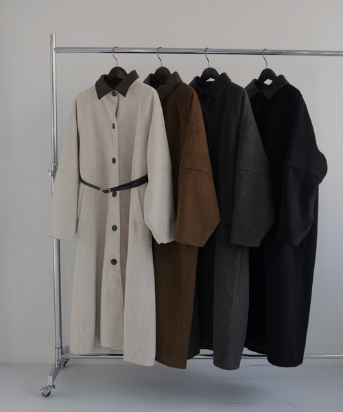 セール】モッサ ベルト付きロングコート（ダウンジャケット/コート