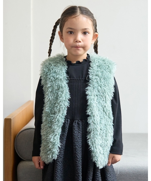ふわふわやわらか】ファーベスト（ベスト）｜Lycee mine（リセマイン
