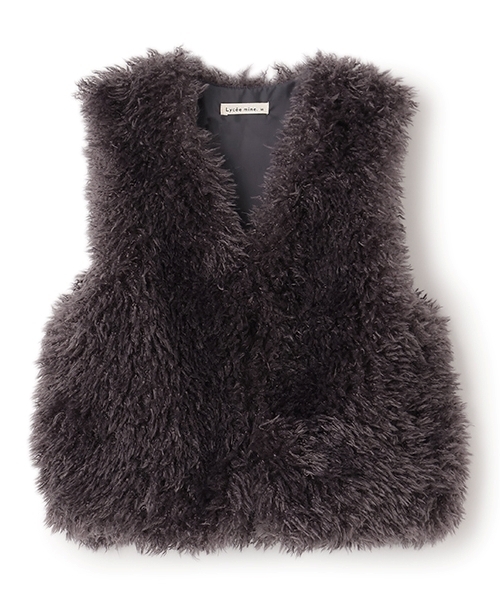 セール】【ふわふわやわらか】ファーベスト（ベスト）｜Lycee mine