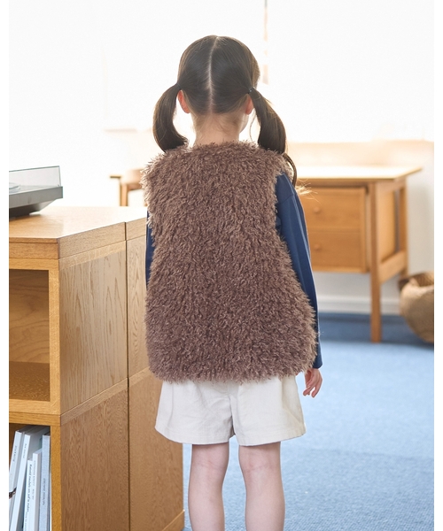 ふわふわやわらか】ファーベスト（ベスト）｜Lycee mine（リセマイン