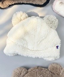Champion（チャンピオン）の「【Champion】チャンピオン Kids キッズ クマさん 耳付き ボアウィンター（ニットキャップ/ビーニー・キッズ）」