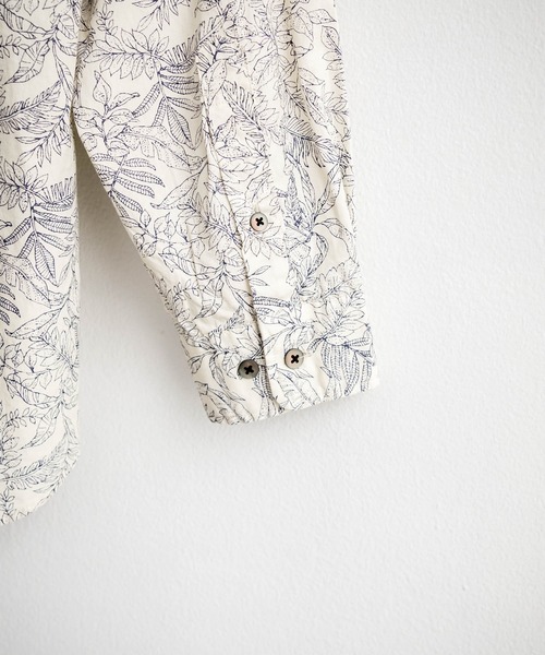 Audience(オーディエンス)の「Upscape Audience 日本製/国産プリントブロードワンウォッシュレギュラーカラー長袖テーパードシャツ AUD6664(シャツ/ブラウス・メンズ・ブラック/カーキ/オフホワイト/ブラック系/ベージュ/グリーン/アイボリー・M/L)」の19枚目の写真