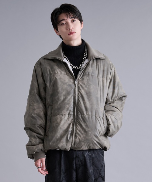 Ellno Loset(エルノロゼット)の「リバーシブルパディングブルゾン(ブルゾン・メンズ・ブラック/ブラウン系その他/ライトグレー・SMALL/MEDIUM/LARGE)」の3枚目の写真