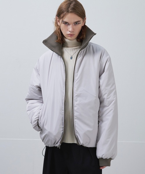 Ellno Loset(エルノロゼット)の「リバーシブルパディングブルゾン(ブルゾン・メンズ・ブラック/ブラウン系その他/ライトグレー・SMALL/MEDIUM/LARGE)」の8枚目の写真