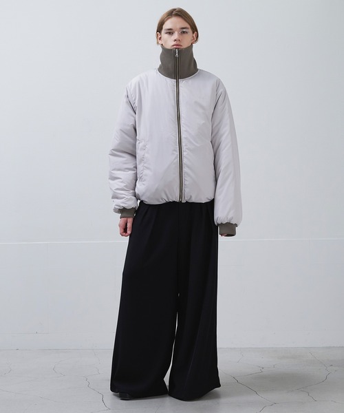 Ellno Loset(エルノロゼット)の「リバーシブルパディングブルゾン(ブルゾン・メンズ・ブラック/ブラウン系その他/ライトグレー・SMALL/MEDIUM/LARGE)」の9枚目の写真