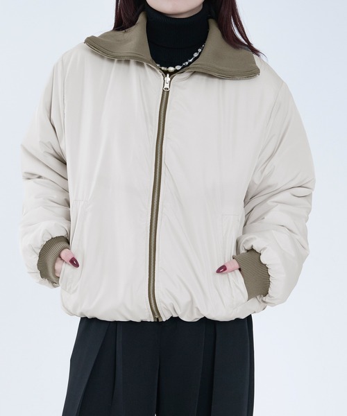 Ellno Loset(エルノロゼット)の「リバーシブルパディングブルゾン(ブルゾン・メンズ・ブラック/ブラウン系その他/ライトグレー・SMALL/MEDIUM/LARGE)」の16枚目の写真