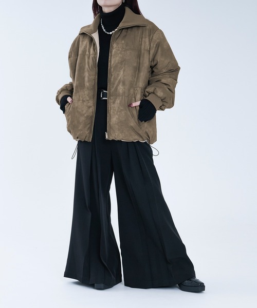 Ellno Loset(エルノロゼット)の「リバーシブルパディングブルゾン(ブルゾン・メンズ・ブラック/ブラウン系その他/ライトグレー・SMALL/MEDIUM/LARGE)」の21枚目の写真