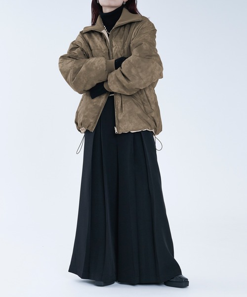 Ellno Loset(エルノロゼット)の「リバーシブルパディングブルゾン(ブルゾン・メンズ・ブラック/ブラウン系その他/ライトグレー・SMALL/MEDIUM/LARGE)」の20枚目の写真