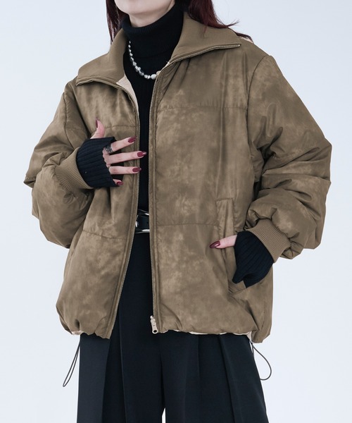 Ellno Loset(エルノロゼット)の「リバーシブルパディングブルゾン(ブルゾン・メンズ・ブラック/ブラウン系その他/ライトグレー・SMALL/MEDIUM/LARGE)」の17枚目の写真