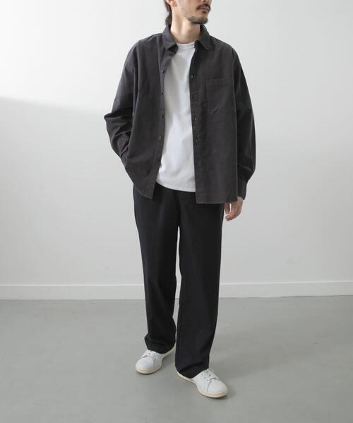 ITEMS URBANRESEARCH（アイテムズ アーバンリサーチ）の「Souplement Corduroy Shirts（シャツ/ブラウス・メンズ・チャコールグレー/ブラウン/ブラック・MEDIUM/LARGE）」の19枚目の写真