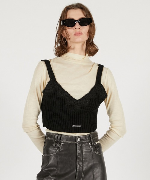 ニットコンビベロアワンピース / Knit Combination Velour One-Piece