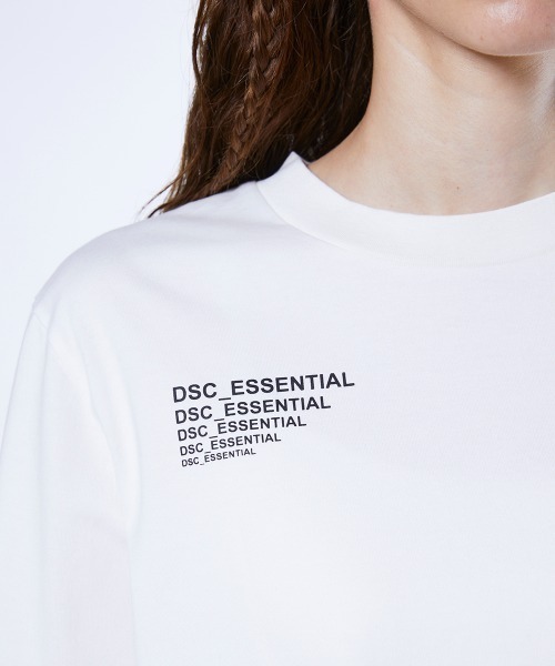 ESSENTIAL（エッセンシャル）の「天竺アシンメトリーロンT（Tシャツ/カットソー・レディース・ブラック/オフホワイト/サックスブルー・FREE）」の11枚目の写真
