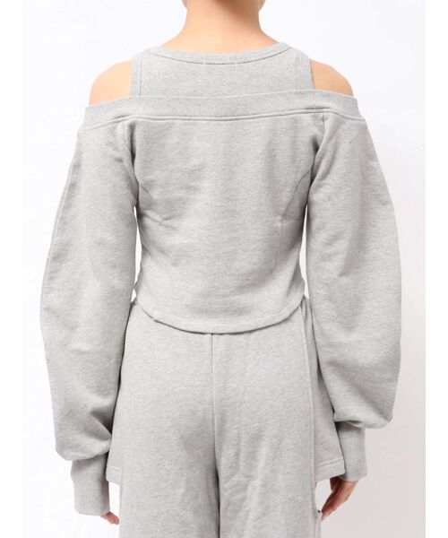 MURUA（ムルーア）の「タンクレイヤードスウェットトップス（スウェット・レディース・ブラック/グレー・FREE）」の11枚目の写真