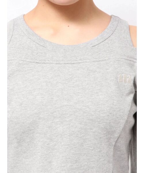 MURUA（ムルーア）の「タンクレイヤードスウェットトップス（スウェット・レディース・ブラック/グレー・FREE）」の10枚目の写真