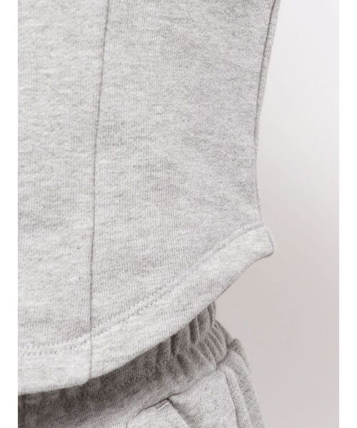 MURUA（ムルーア）の「タンクレイヤードスウェットトップス（スウェット・レディース・ブラック/グレー・FREE）」の8枚目の写真