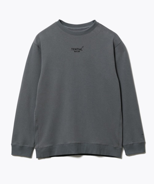 TENTIAL BAKUNE スウェットロングスリーブ クールネックロングパンツ BAKUNE スウェット メンズ ロングスリーブ クルーネック（ルームウェア