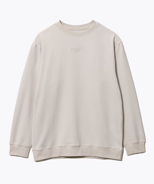 TENTIAL BAKUNE スウェットロングスリーブ クールネックロングパンツ BAKUNE スウェット メンズ ロングスリーブ クルーネック（ルームウェア