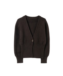 ハーリップトゥ　Lyra Gold Button Cardigan ブラウン新作 Lyra Gold Button Cardigan