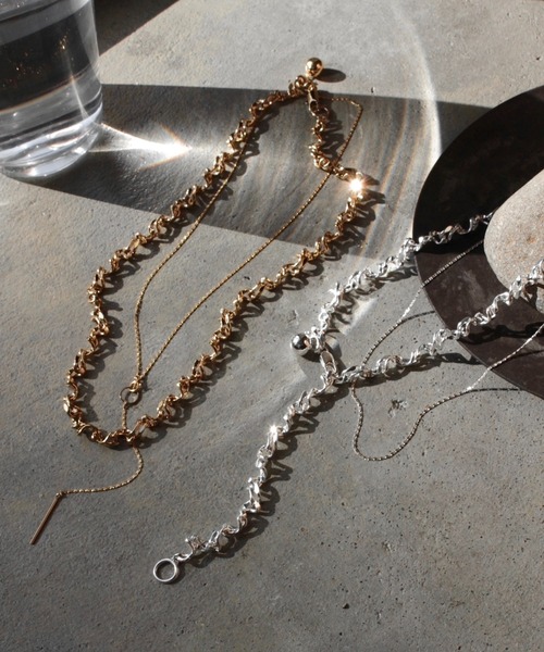 Soierie(ソワリー)の「フィグ ネックレス (2Set) / Figue necklace (2Set)(ネックレス・レディース・シルバー/ゴールド・FREE)」の12枚目の写真