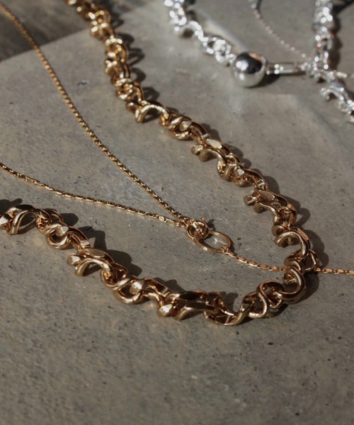 Soierie(ソワリー)の「フィグ ネックレス (2Set) / Figue necklace (2Set)(ネックレス・レディース・シルバー/ゴールド・FREE)」の9枚目の写真