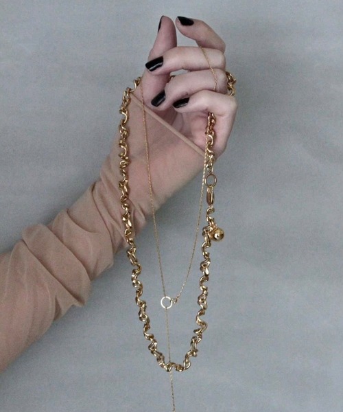 Soierie(ソワリー)の「フィグ ネックレス (2Set) / Figue necklace (2Set)(ネックレス・レディース・シルバー/ゴールド・FREE)」の22枚目の写真