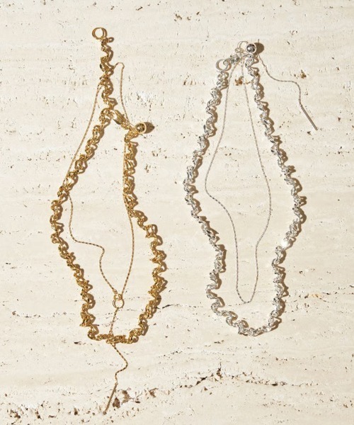 Soierie(ソワリー)の「フィグ ネックレス (2Set) / Figue necklace (2Set)(ネックレス・レディース・シルバー/ゴールド・FREE)」の14枚目の写真