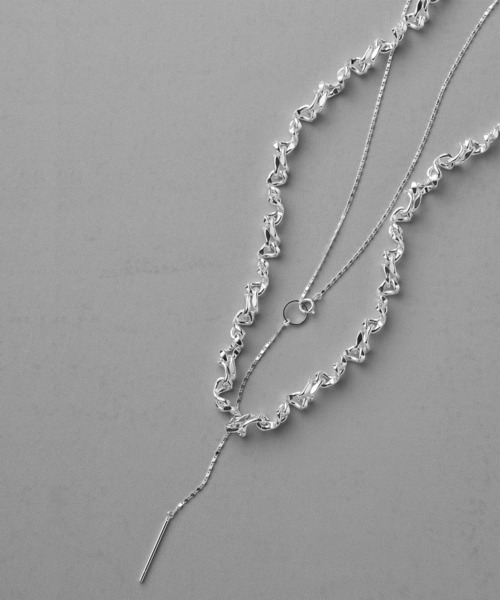 Soierie(ソワリー)の「フィグ ネックレス (2Set) / Figue necklace (2Set)(ネックレス・レディース・シルバー/ゴールド・FREE)」の6枚目の写真